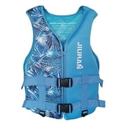 YiBooy Adult Adjustable Life Jacket, Neoprene Blue, XL